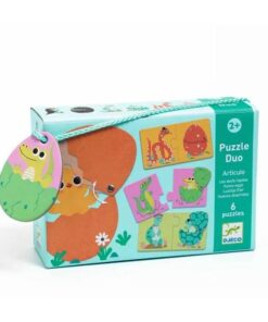 Puzzle Duo Ovos Divertidos - Djeco, 3070900081932