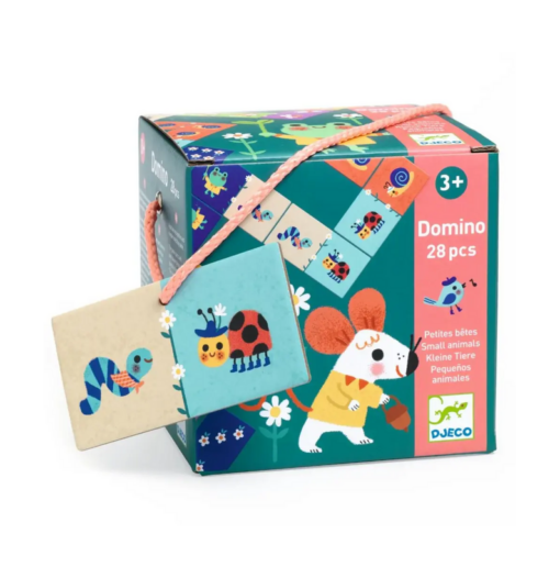 Jogo de Dominó - Pequenos Animais - Djeco, 3070900082557