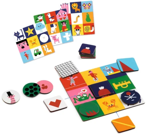 Jogo de Memória e Associação - Loto Pico Pico - Djeco, 3070900082571