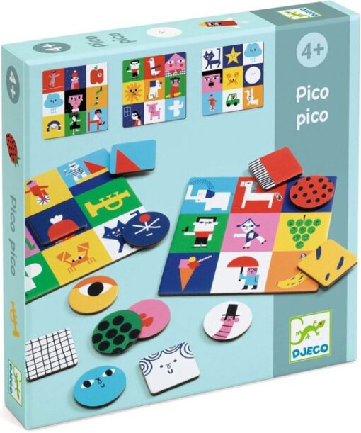 Jogo de Memória e Associação - Loto Pico Pico - Djeco, 3070900082571