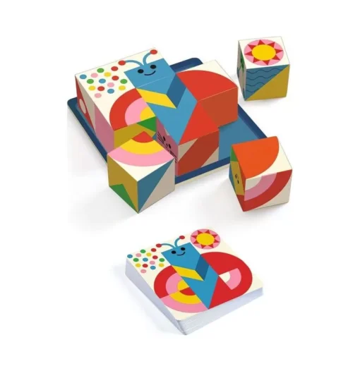 Jogo de Lógica e Paciência - Cubologic 9 - Djeco, 3070900085817
