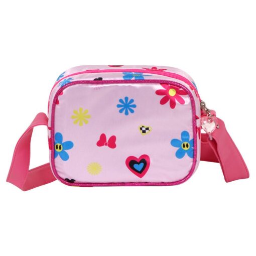 Bolsa de Traçar Quadrada Rosa 3D "Floral" - Minnie, 8445118045628