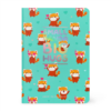Bloco de Notas A6 Panda Vermelho "Small Panda Big Hugs" - Legami, 8052694010836