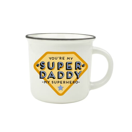 Caneca 360ml Super Daddy "Cup-Puccino" - Legami, 8052461962146