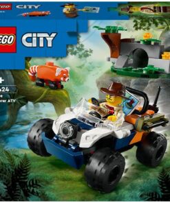 Veículo Todo-o-Terreno Explorador da Selva – Missão do Panda Vermelho (92 pcs) - City - Lego