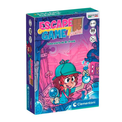 Jogos de Cartas - Escape Game - Laboratório do Dr. Frank - Clementoni
