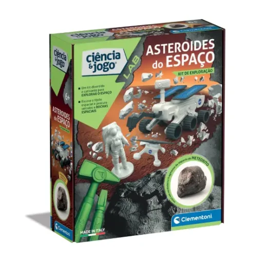 Ciência e Jogo - Kit Exploração, Asteroides do Espaço - Clementoni