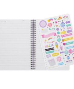 Caderno c/ Espiral e Linhas Unicórnio - Legami