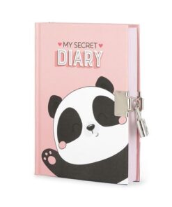 Diário Secreto com Cadeado (Panda) - Legami