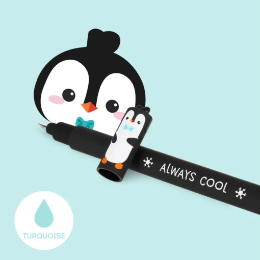 Caneta de Gel Apagável Pinguim - Legami