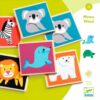 Jogo de Memória c/ Animais - Memo Wood - Djeco