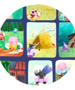 Puzzle Os Três Porquinhos (35 pcs) - Djeco