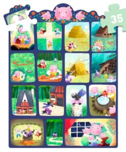 Puzzle Os Três Porquinhos (35 pcs) - Djeco