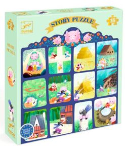 Puzzle Os Três Porquinhos (35 pcs) - Djeco