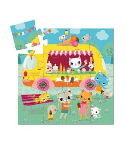 Puzzle Carrinha dos Gelados (16 pcs) - Djeco