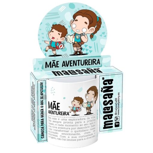 Malasaña - Caneca 330ml Mãe Aventureira