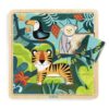 Djeco - Puzzlo Jungle - Puzzle Animais da Selva
