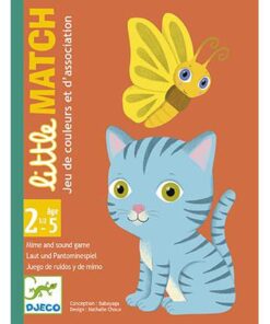 Djeco - Little Match - Jogo de Cartas Combinar Cores e Formas