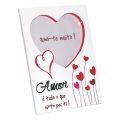 Moldura "Amor" c/ Flores em Coração - Image 1