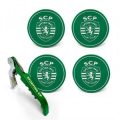 Conjunto Saca Rolhas e 4 Bases de Copos - SCP - Image 2
