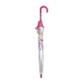 Guarda Chuva Transparente "Happy Peppa" c/cabo rosa 45cm - Peppga Pig - Image 2