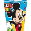 Copo Azul Claro 3 Personagens 260ml "Cool Summer" - Mickey - Image 1