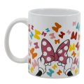 Caneca de Cerâmica Cara de Minnie C/ Laços de Cores 325ml - Minnie - Image 3