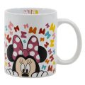 Caneca de Cerâmica Cara de Minnie C/ Laços de Cores 325ml - Minnie - Image 4