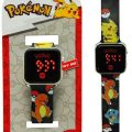 Relógio Digital Led Watch Preto Pikachu e Amigos  - Pokémon - Image 1