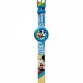 Relógio Analógico Azul c/ Bracelete de Tecido "Hello Summer" - Mickey - Image 1