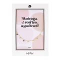 Colar de Aço Estrelas "Madrinha, o teu sorriso é deslumbrante" - Lovely Story - Image 1