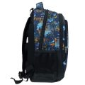 Mochila Escolar Azul e Laranja "Wild Beast" - Dinossauros - Image 2