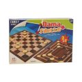 Jogo 2 em 1 de Tabuleiro Damas + Filetto - Image 1