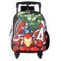 Trolley Infantário Preta com 3 Personagens "Cosmic" - Avengers - Image 1