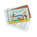 Jogo de Réguas de Madeira Ekids - Image 1