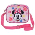 Bolsa de Traçar Quadrada Rosa 3D "Floral" - Minnie - Image 3