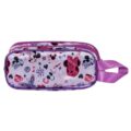 Estojo Oval Duplo Roxo 3D "Butterflies" - Minnie - Image 2