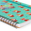 Caderno c/ Espiral e Linhas "Panda Vermelho" - Legami - Image 2