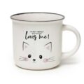 Caneca 360ml Gato Loves Me "Cup-Puccino" - Legami - Image 2