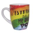 Caneca Oval Arco Íris "Estranho Seria" - Image 1